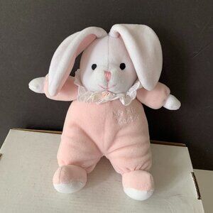 MY FIRST EASTER PINK BUNNY RABBIT PLUSH STUFFED ANIMAL BABY TOY WALMART